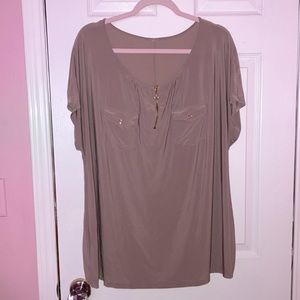 Tan/Taupe Blouse 👚